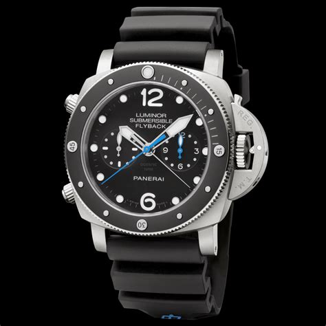 panerai luminor submersible flyback replica|luminor panerai watch price.